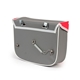 Sidoväska Moto-Nostra Röd/Grå (Piaggio Ciao)