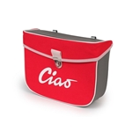 Sidoväska Moto-Nostra Röd/Grå (Piaggio Ciao)