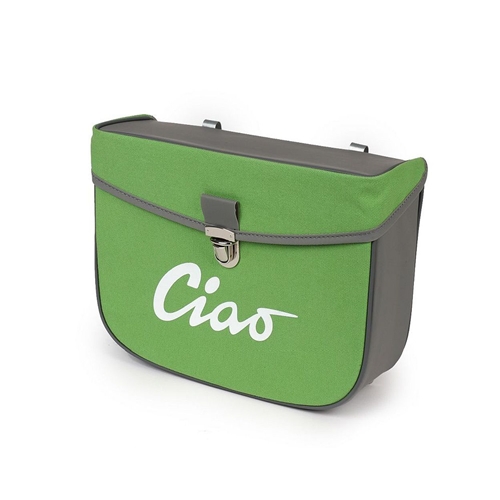 Sidoväska Moto-Nostra Grön/Grå (Piaggio Ciao), RINAB