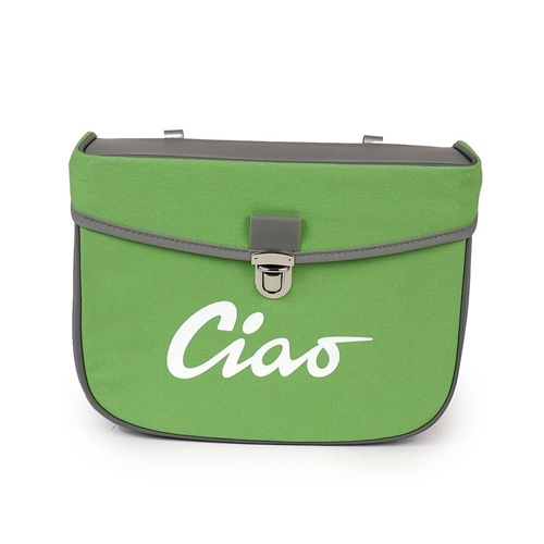 Sidoväska Moto-Nostra Grön/Grå (Piaggio Ciao), RINAB