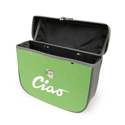 Sidoväska Moto-Nostra Grön/Grå (Piaggio Ciao), RINAB