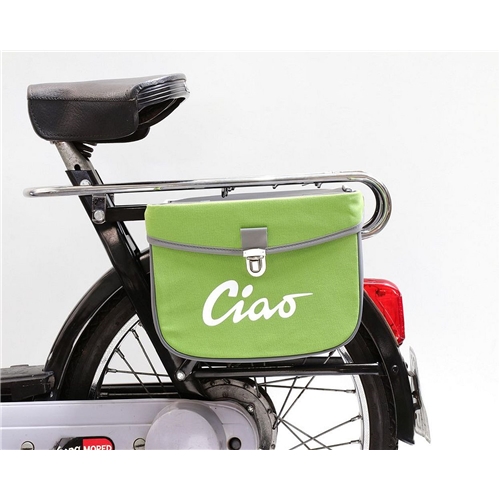 Sidoväska Moto-Nostra Grön/Grå (Piaggio Ciao), RINAB