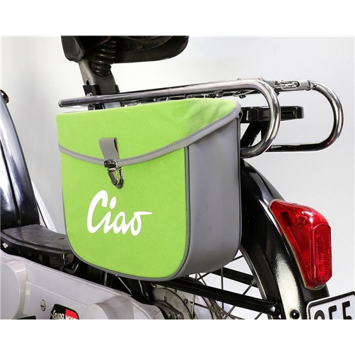 Sidoväska Moto-Nostra Grön/Grå (Piaggio Ciao), RINAB