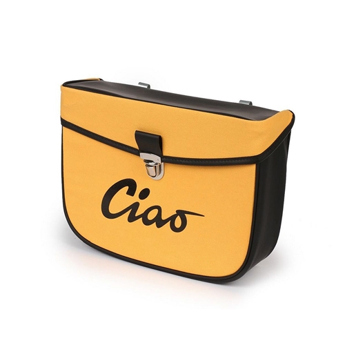 Sidoväska Moto-Nostra Gul/Svart (Piaggio Ciao), RINAB