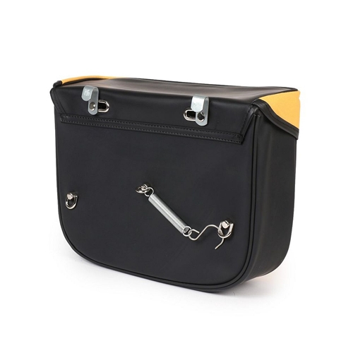 Sidoväska Moto-Nostra Gul/Svart (Piaggio Ciao), RINAB