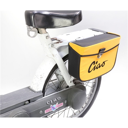 Sidoväska Moto-Nostra Gul/Svart (Piaggio Ciao), RINAB