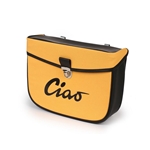 Sidoväska Moto-Nostra Gul/Svart (Piaggio Ciao)