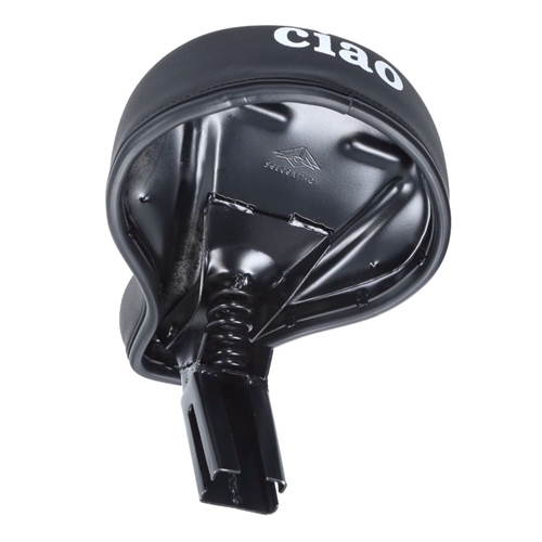 Sadel, svart m. tryck (Piaggio Ciao), RINAB