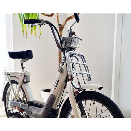 Pakethållare fram, krom (Piaggio Ciao PX/PXV) Moto-Nostra, RINAB