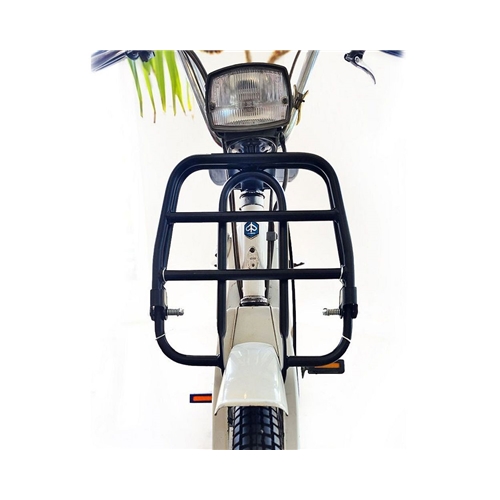 Pakethållare fram, svart (Piaggio Ciao PX/PXV) Moto-Nostra, RINAB