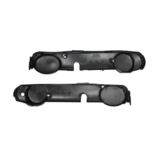 Sidokåpor, svart (Piaggio Bravo), RINAB