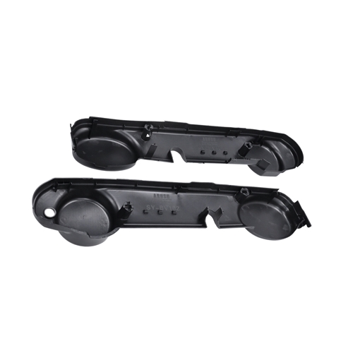 Sidokåpor, svart (Piaggio Bravo), RINAB