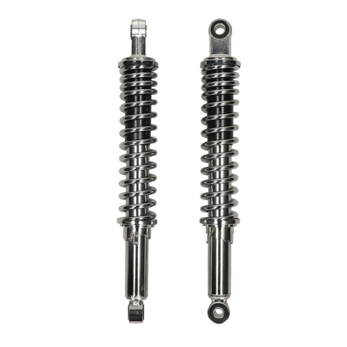 Stötdämpare 365mm/12mm/10mm Krom - MDI (Honda MT50/MB50)