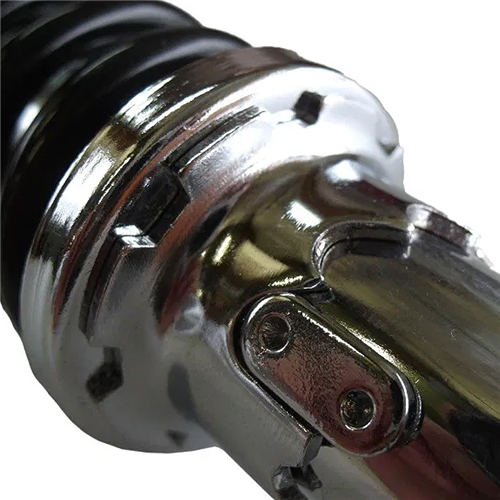 Stötdämpare 365mm/12mm/10mm, krom/svart (Honda MT50/MB50)