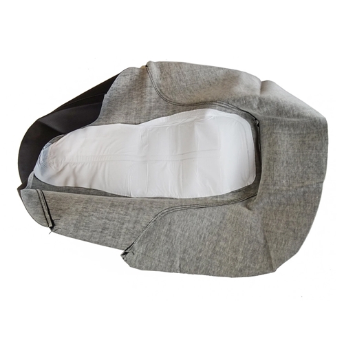 Sadelklädsel, svart (Honda MB50, svensk modell)