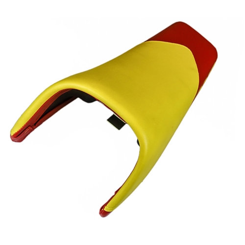 Dyna lång "buddyseat", röd/gul (Honda MT50)