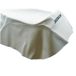 Sadelklädsel lång "buddyseat", vit (Honda MB50)