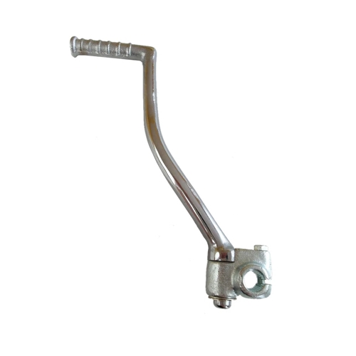 Kickpedal aluminium/krom, 14mm axel (Honda MB)