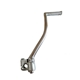 Kickpedal aluminium/krom, 14mm axel (Honda MB)