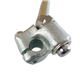 Kickpedal aluminium/krom, 14mm axel (Honda MB)