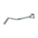 Kickpedal aluminium/krom, 14mm axel (Honda MB)