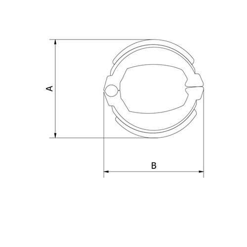 Bromsbacksats 100 x 20mm/Leleu 100mm, RINAB