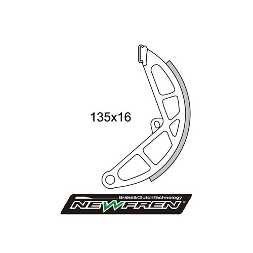 Bromsback, Bak135x16mm (Piaggio Bravo/Ciao/SI) Newfren, RINAB