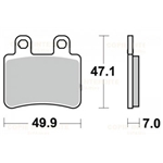 Bromsklossar (49,9 x 47,1 x 7,0mm)