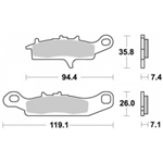 Bromsklossar (Kawasaki/Suzuki)