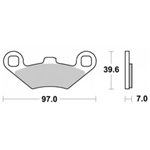 Bromsklossar (Benelli/Polaris mfl)