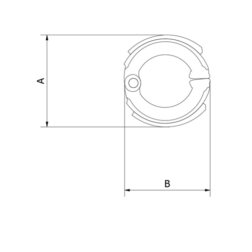 Bromsbackssats 90 x18mm (Puch/Hercules/Tomos), RINAB