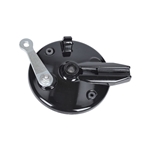 Bromssköld / bromstrumma bak, svart (Tomos)