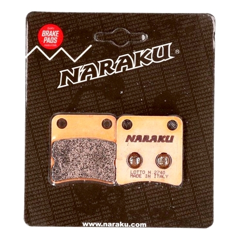 Bromsklossar fram, sinter-metal, ca 41x45x7mm - NARAKU (Honda MB50)