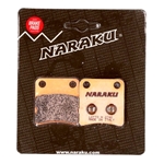 Bromsklossar fram, sinter-metal, ca 41x45x7mm - NARAKU (Honda MB50)