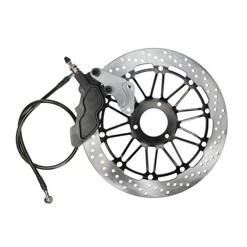 Komplett frambroms, skiva/bromsok/belägg (Honda MB50/MB80)