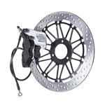 Komplett frambroms, skiva/bromsok/belägg (Honda MB50/MB80)