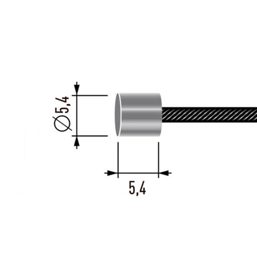 Innervajer Ø2mm L=2000mm, RINAB