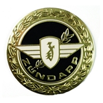 Tankemblem, svart Ø64mm (Zündapp 1968-74)