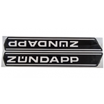 Tankdekal Svart/Vit (Zündapp 517 1975-76)