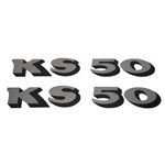 Sidokåpsdekaler, sats "KS50" (Zündapp)