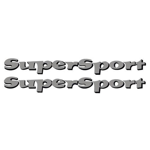 Sidokåpsdekaler, sats "SuperSport" (Zündapp 1976), Reservdelar till moped, RINAB, moped, 