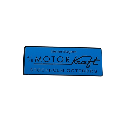 Dekal "Motorkraft" -1966, Reservdelar till moped, RINAB, moped, 