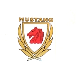 Bakskärmsdekal/Tankdekal Mustang