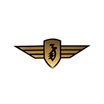 Framskärmsdekal, guld - 60mm (Zündapp)