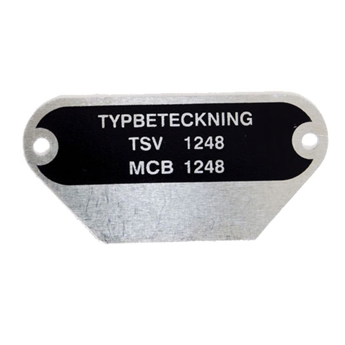 Typdekal (MCB 1248) RINAB, reservdelar till moped, 