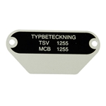 Typskylt MCB 1255 (Golden Champ)