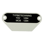 Typskylt MCB 1294 (F50)
