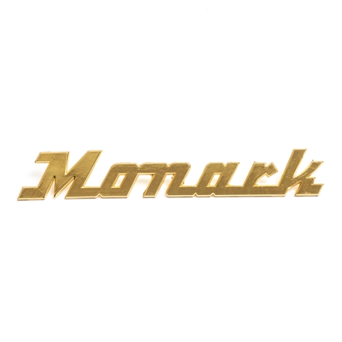 Emblem "Monark" Guld (MCB) RINAB, reservdelar moped,