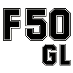 Sidåkåpsdekal (F50GL)
