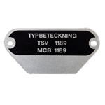 Typdekal (MCB 1189)